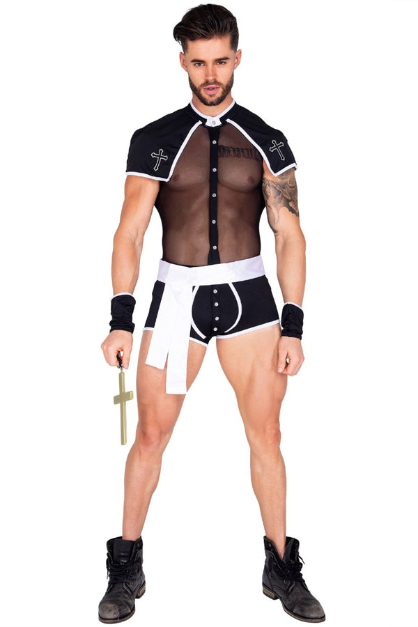 Men's Sinful Confession Costume