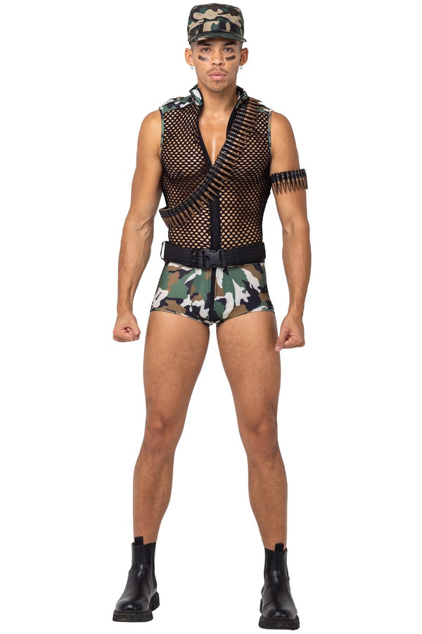 Men's Sergeant Stud Army Costume