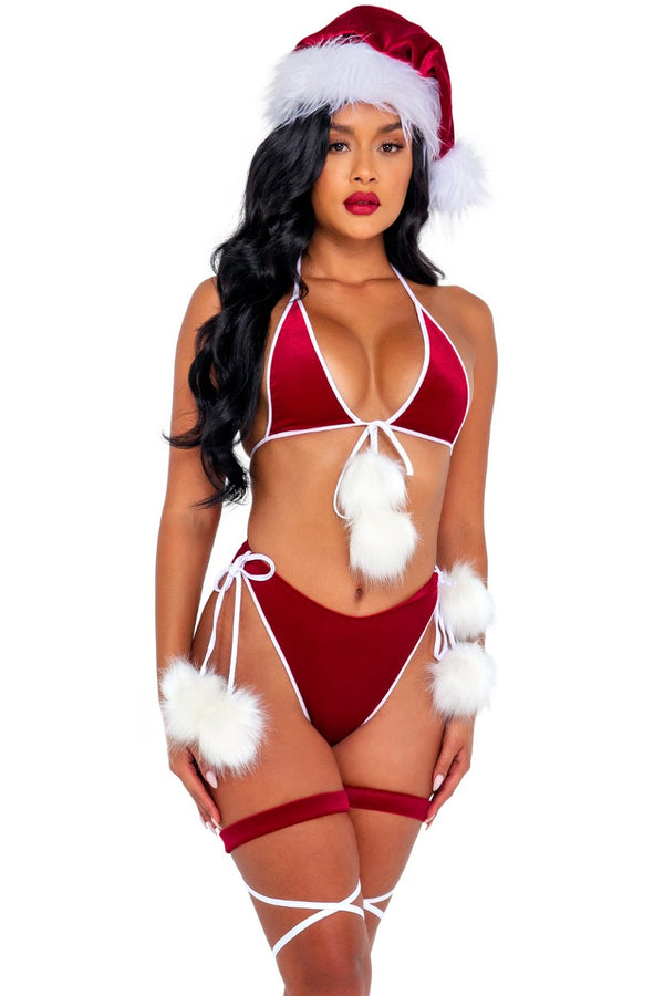 Holiday Spirit Santa Bikini Set