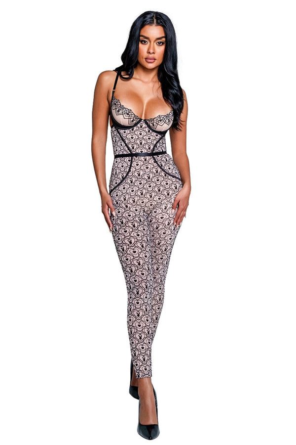 Playboy Bunny Kiss Sleeveless Catsuit