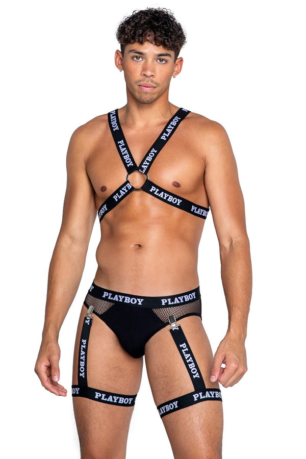 Playboy Mens Dark Room Harness