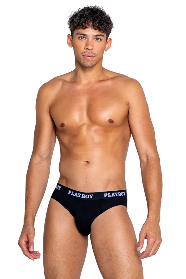 Playboy Mens Modal Gym Briefs