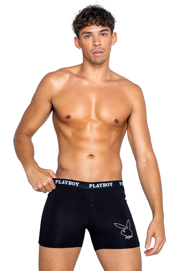 Playboy Mens Tuxedo Modal Classic Boxer Briefs