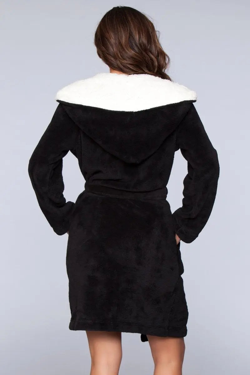 Janet Fleece Robe BeWicked - HOOSTLER