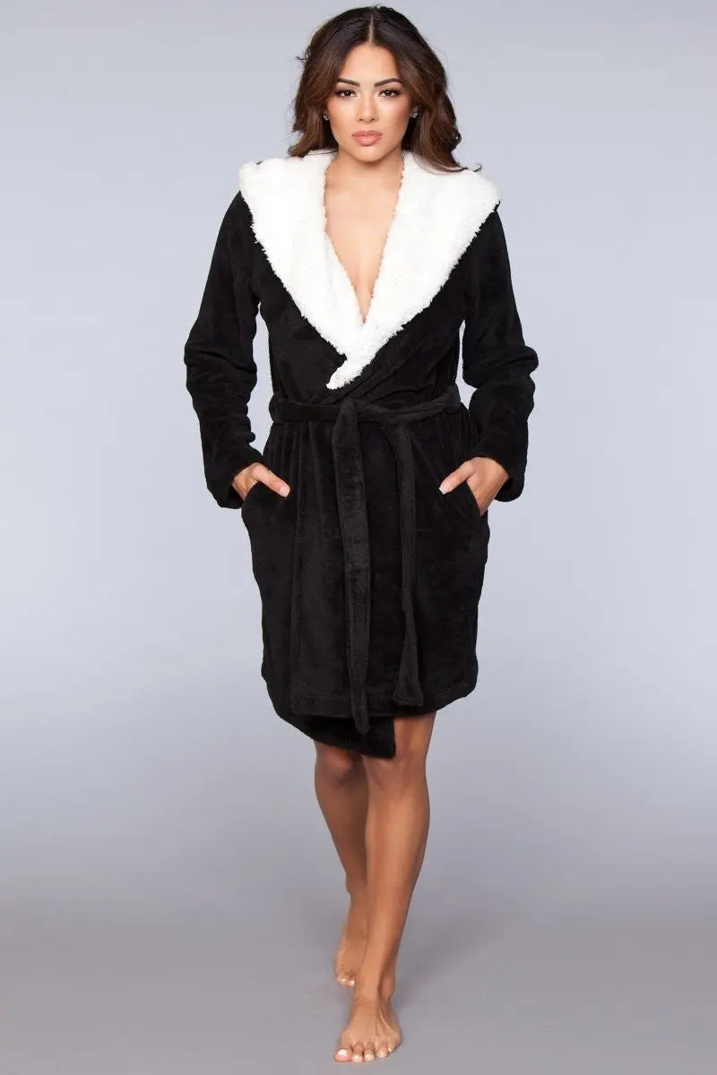 Janet Fleece Robe BeWicked - HOOSTLER