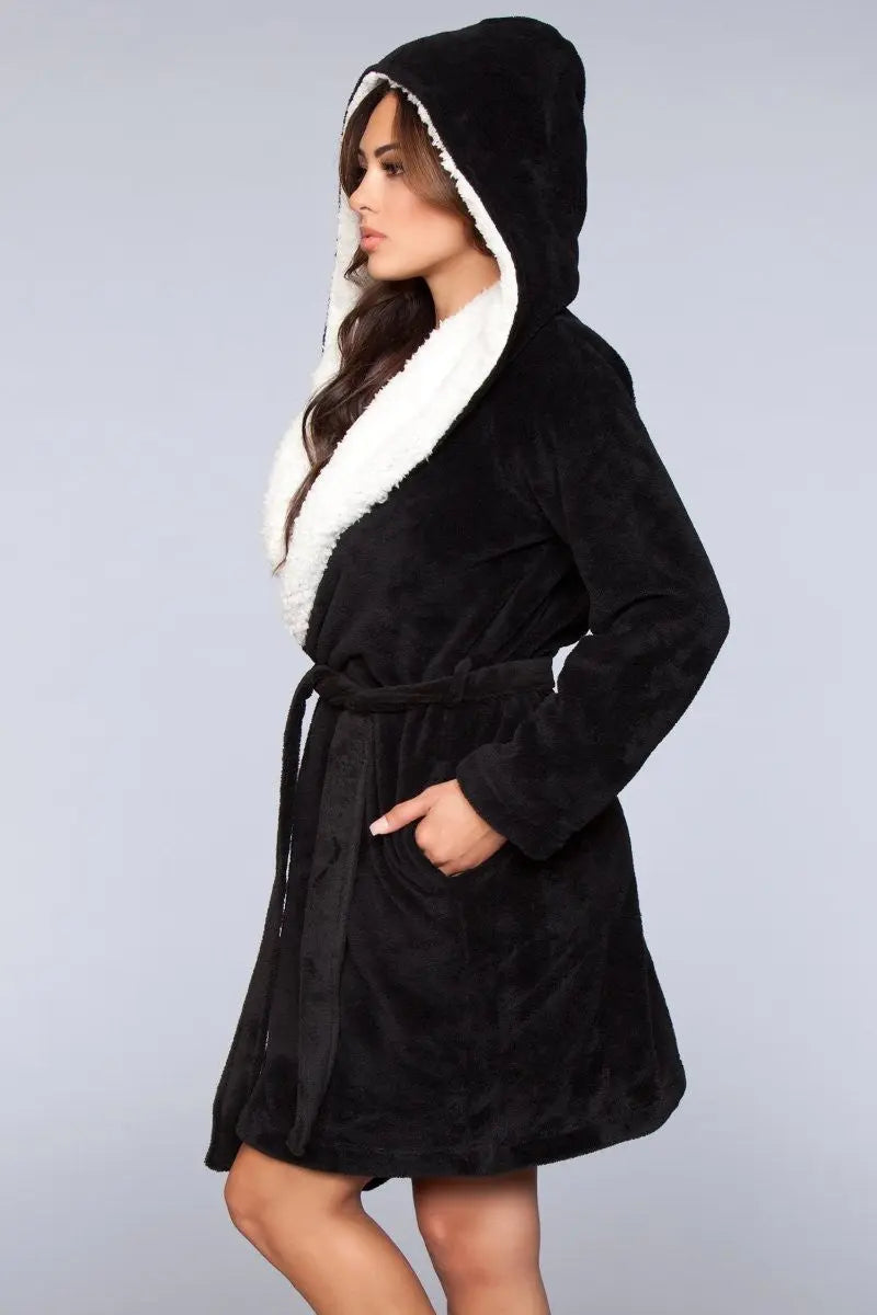Janet Fleece Robe BeWicked - HOOSTLER