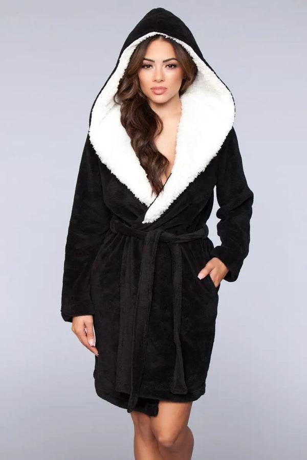 Janet Fleece Robe BeWicked - HOOSTLER