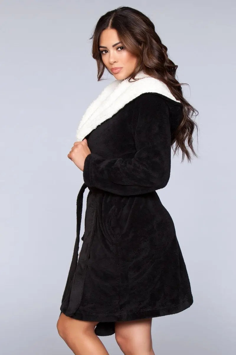 Janet Fleece Robe BeWicked - HOOSTLER