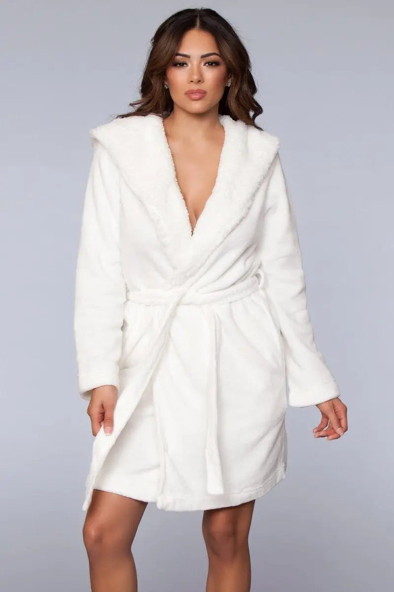 Janet Fleece Robe BeWicked - HOOSTLER