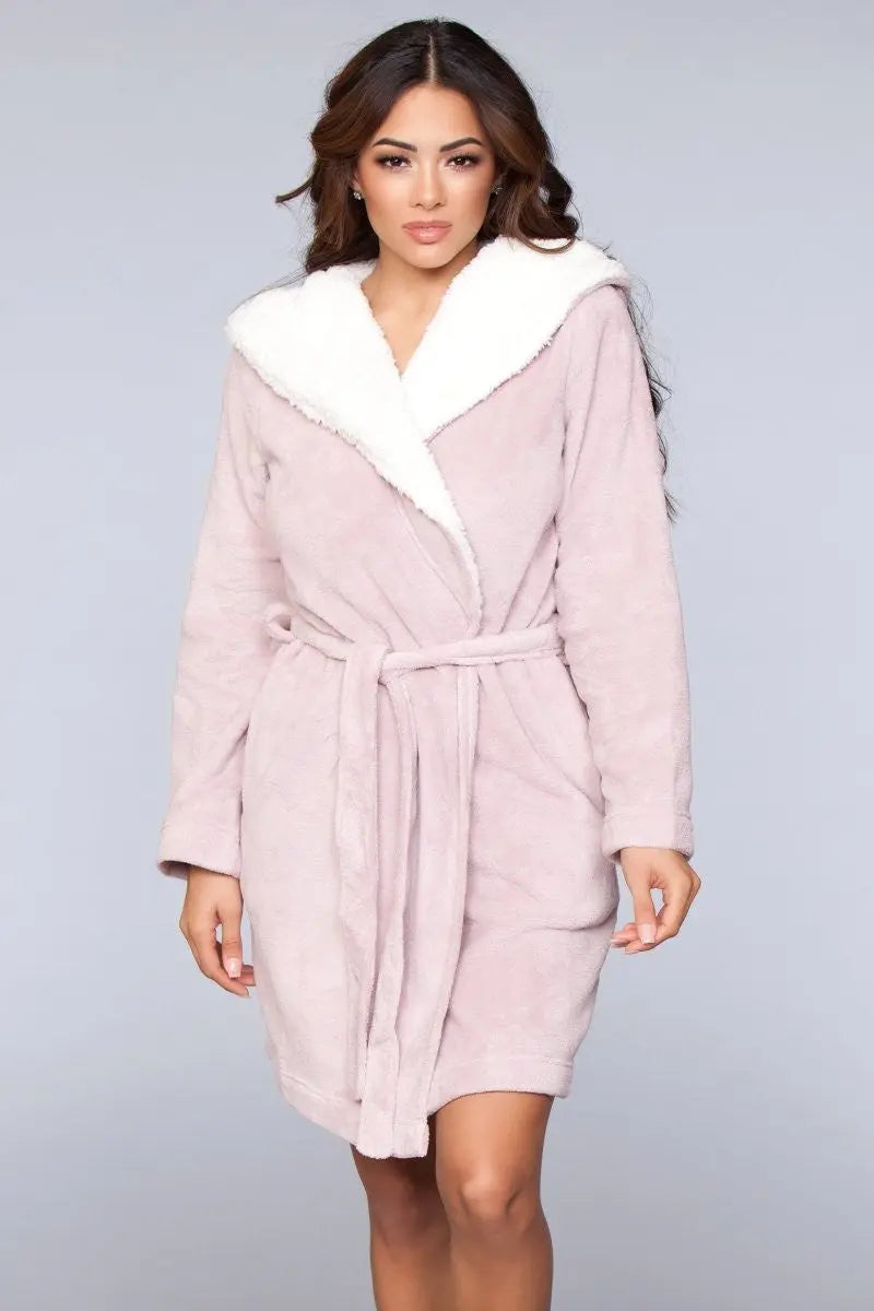 Janet Fleece Robe BeWicked - HOOSTLER