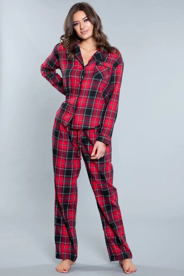 Saige Striped Pajama Set BeWicked - HOOSTLER