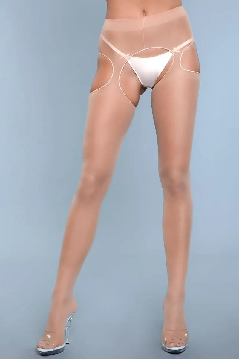 1924 Rare Sight Suspender Pantyhose BeWicked - HOOSTLER