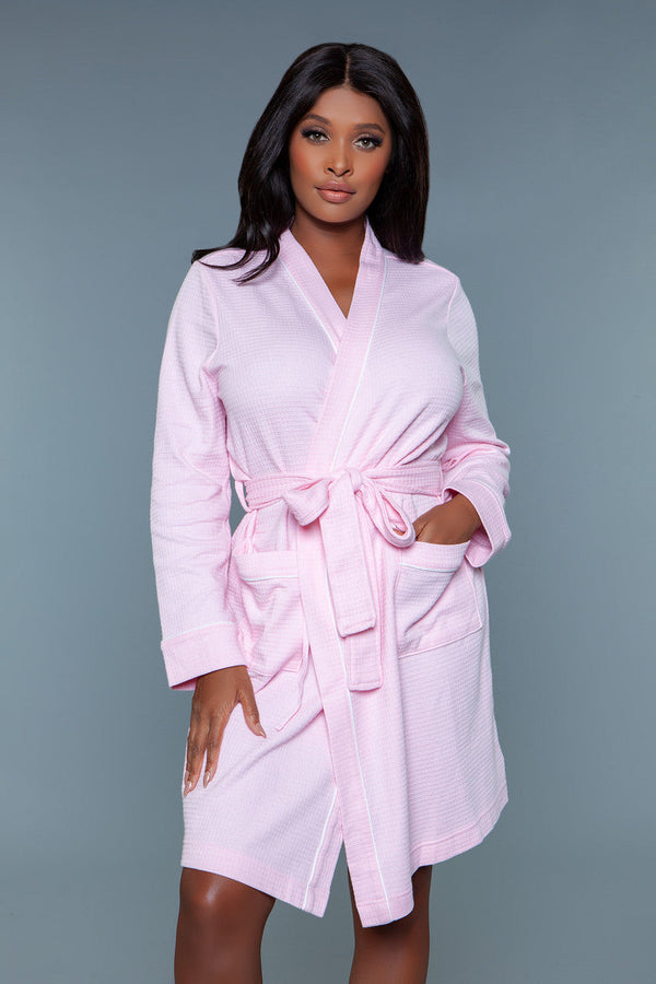 Waffle Long Sleeve Robe
