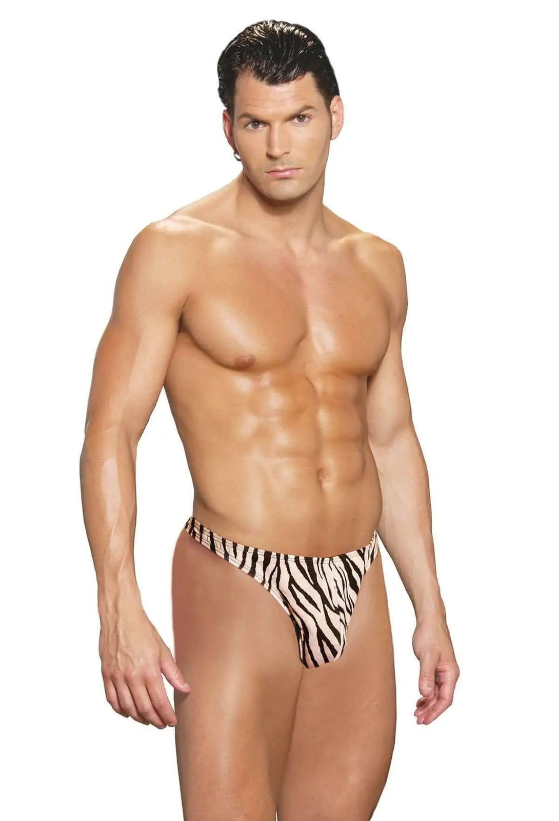 Men's Zebra Thong Elegant Moments - HOOSTLER