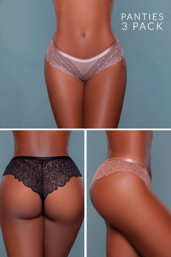 Wren Cheeky Panties 3 Pack