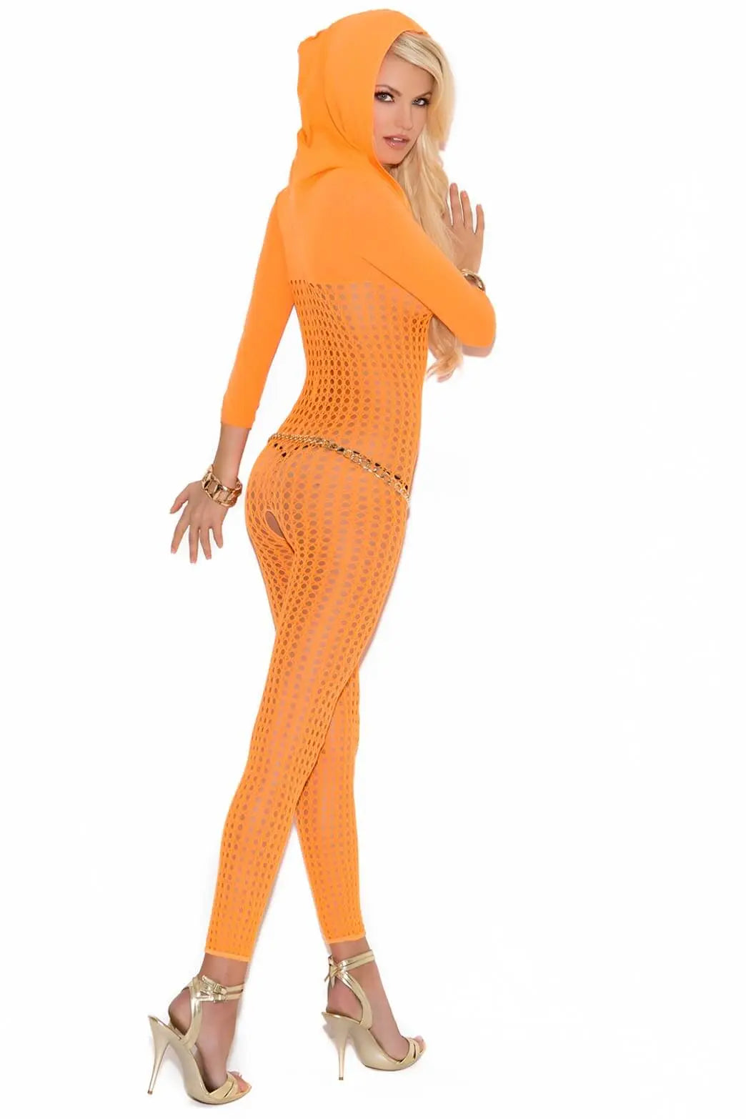 Open Crotch Crochet Bodystocking Elegant Moments - HOOSTLER