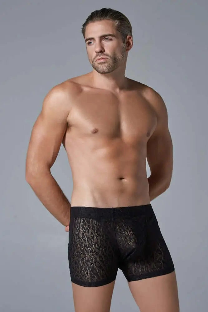 Mens Leopard Shorts Allure - HOOSTLER