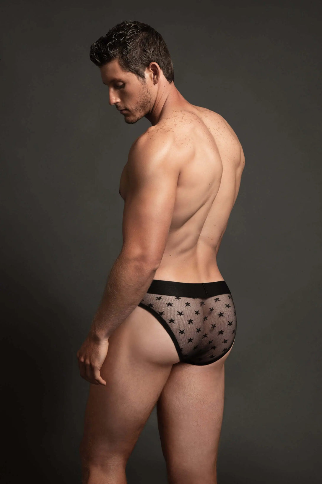 Men's Mesh Star Brief Allure - HOOSTLER